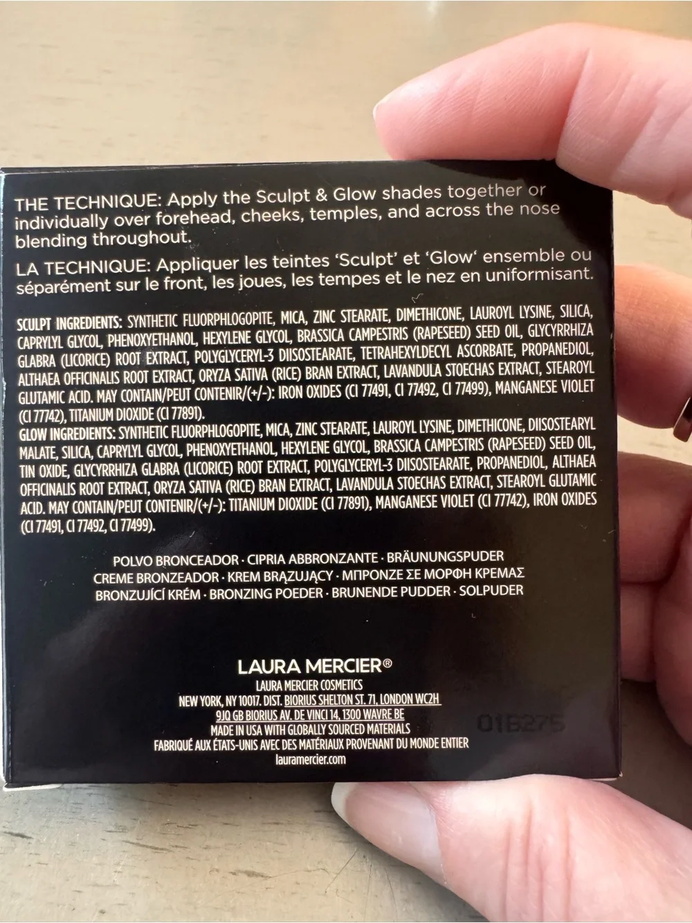 laura mercier 10 Sainte-Croix  Bronze Color Infusion NIB